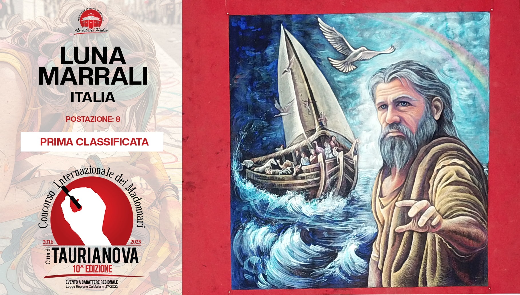 Taurianova Concorso Madonnari LUNA MARRALI a - Meraviglie di Calabria - 1
