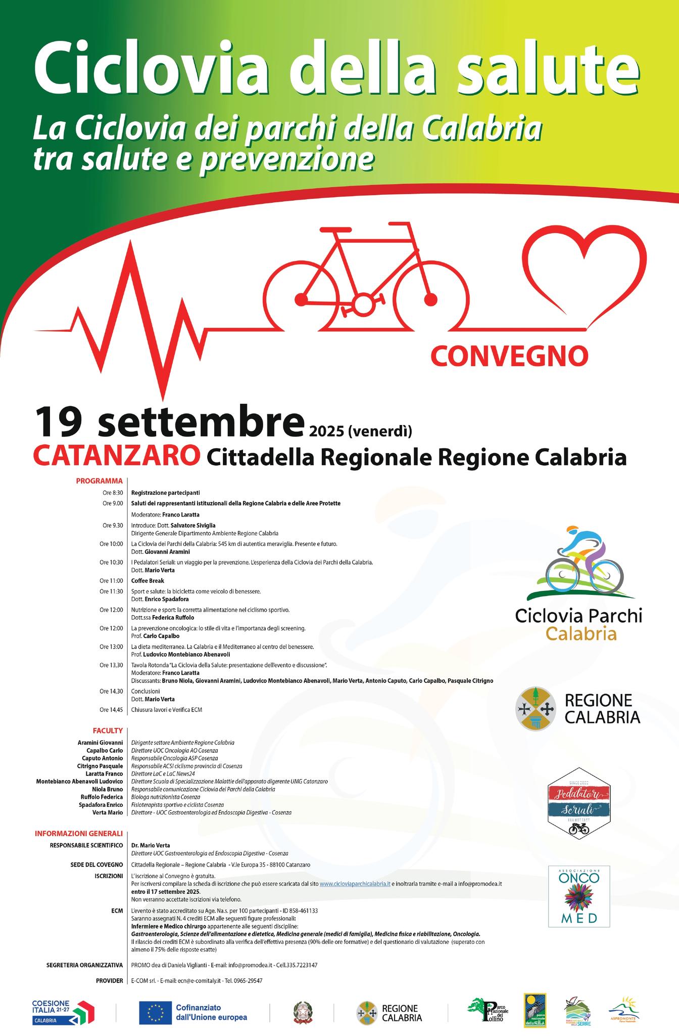 Ciclovia della Salute locandina 1 - Meraviglie di Calabria - 10
