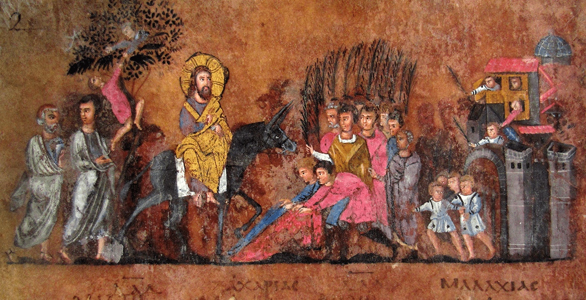 Codex Purpureus Rossanensis Lingresso di Gesu a Gerusalemme Di Michele Abastante Opera propria CC BY SA 4.0 - Meraviglie di Calabria - 2
