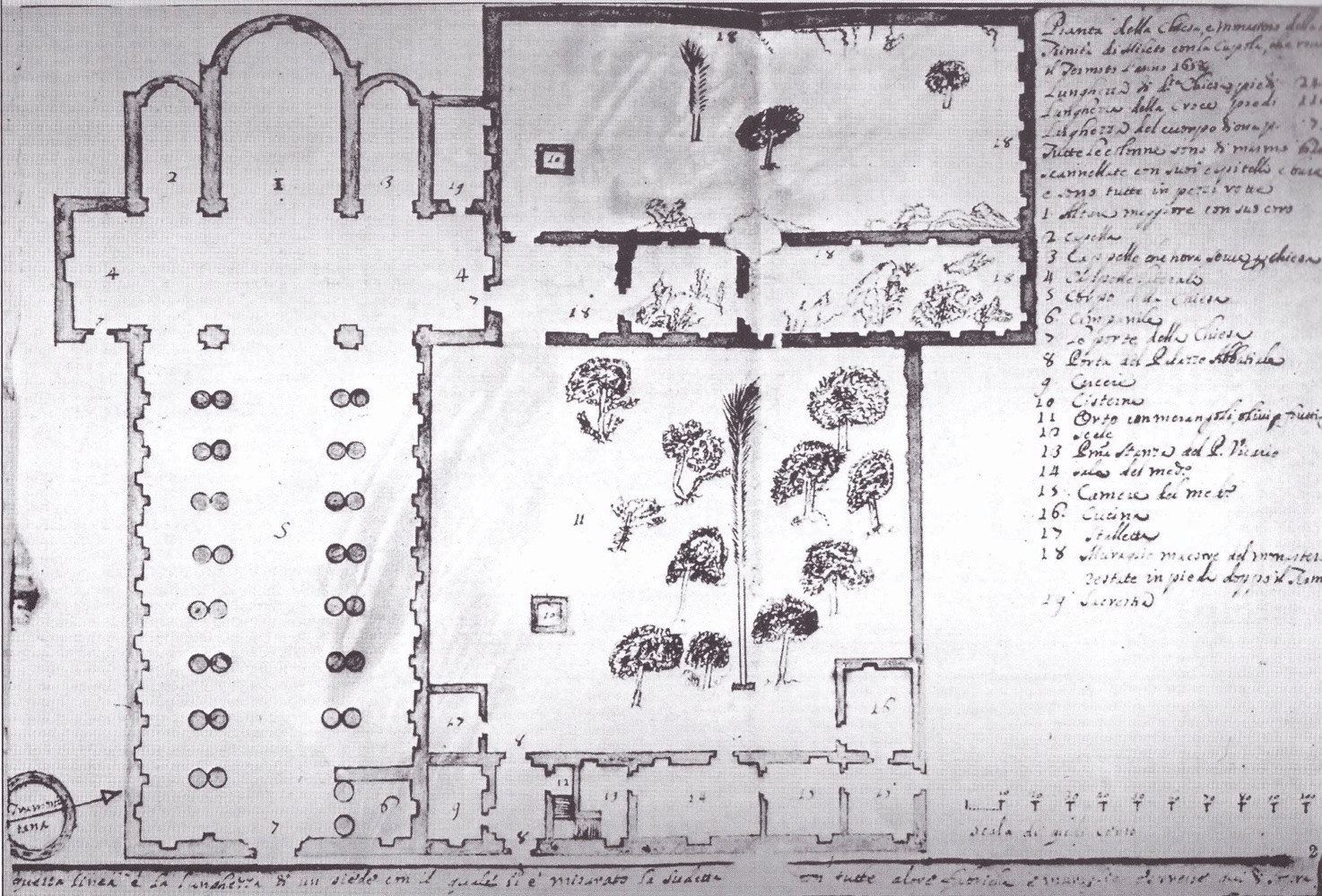 Mileto Planimetria seicentesca custodita presso il Collegio Greco di Roma - L’Autunno di Ruggero, a Mileto un viaggio nella storia normanna - 3 Mileto Planimetria seicentesca custodita presso il Collegio Greco di Roma - Meraviglie di Calabria - 2