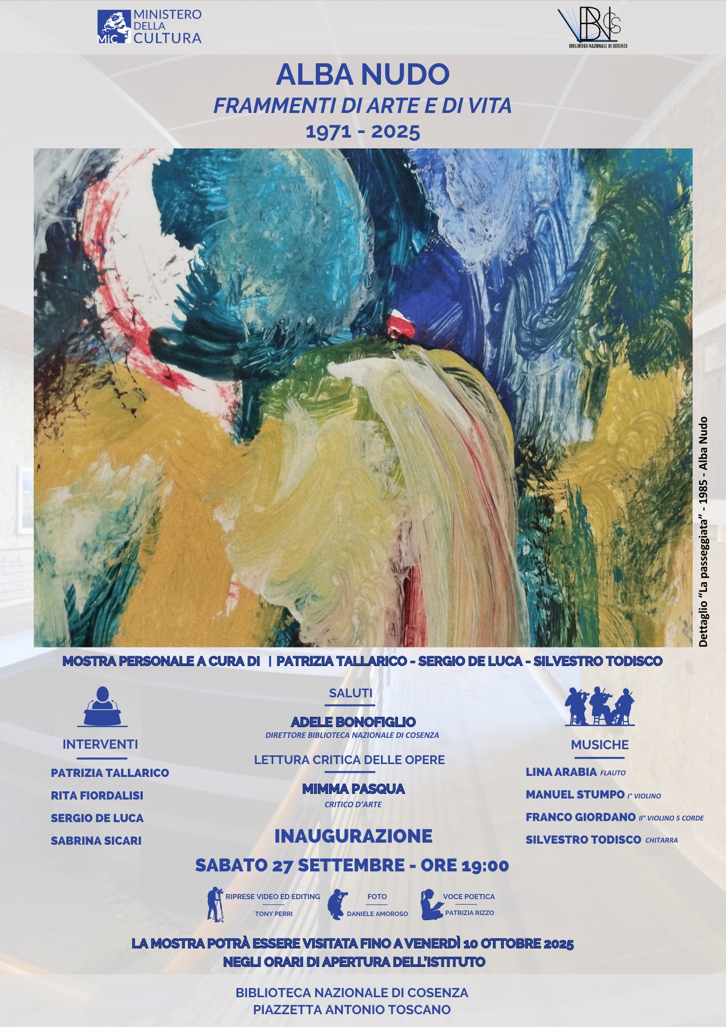 locandina mostra Alba Nudo - Meraviglie di Calabria - 2