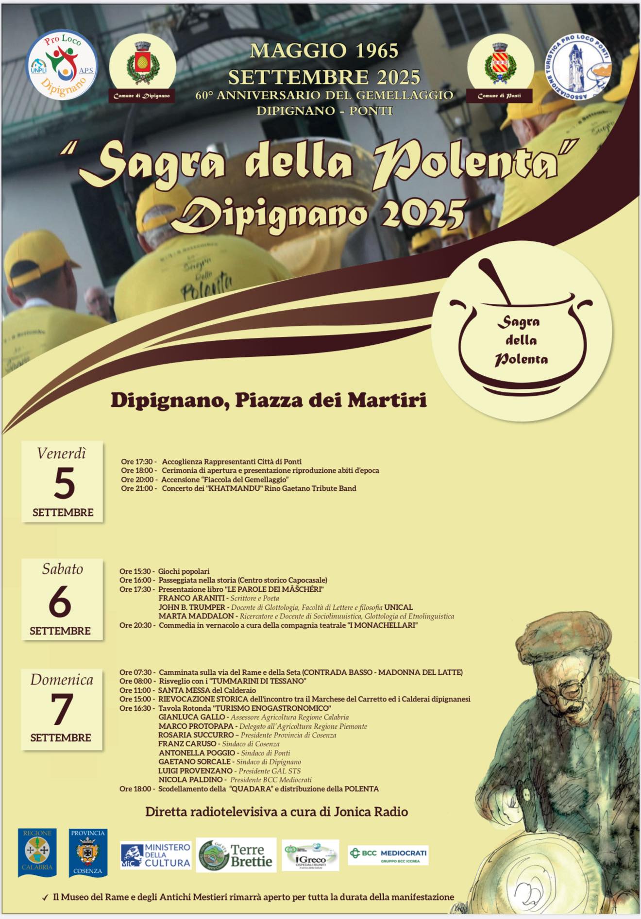 locandina polenta dipignano - Sagra della Polenta, a Dipignano si festeggia la 60ª edizione - 3 locandina polenta dipignano - Meraviglie di Calabria - 2