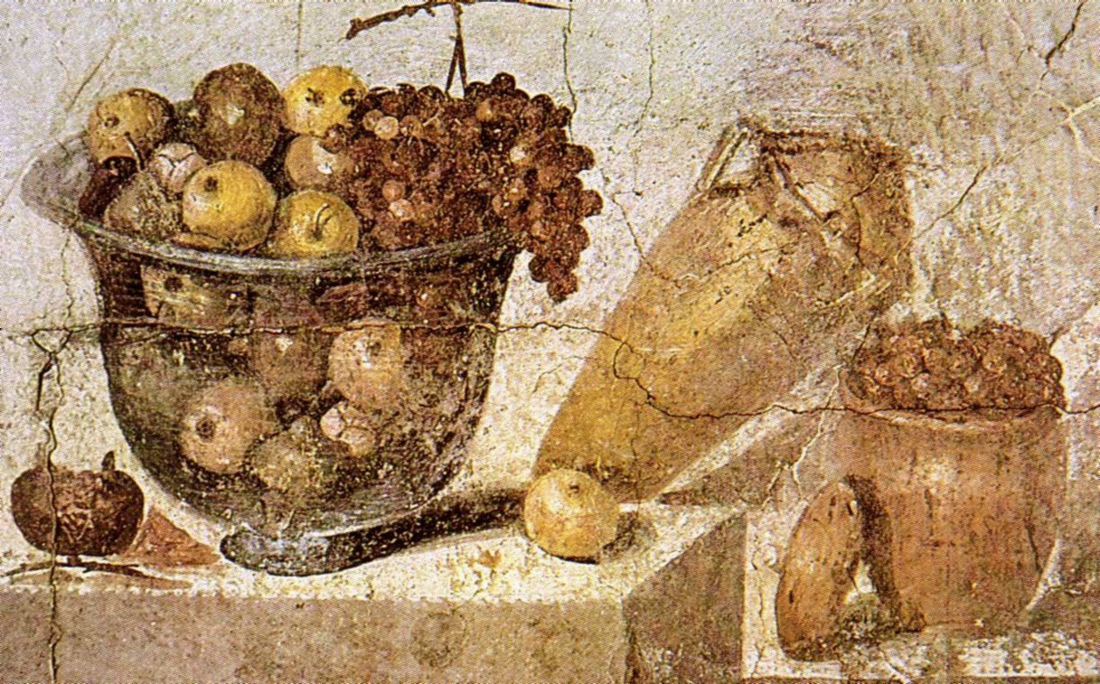Affresco della Casa di Julia Felix a Pompei – 63 79 dC circa Museo Archeologico Nazionale di Napoli - Sopra l'albero, il pane. La ricchezza della castanicoltura calabrese - 3 Affresco della Casa di Julia Felix a Pompei – 63 79 dC circa Museo Archeologico Nazionale di Napoli - Meraviglie di Calabria - 2