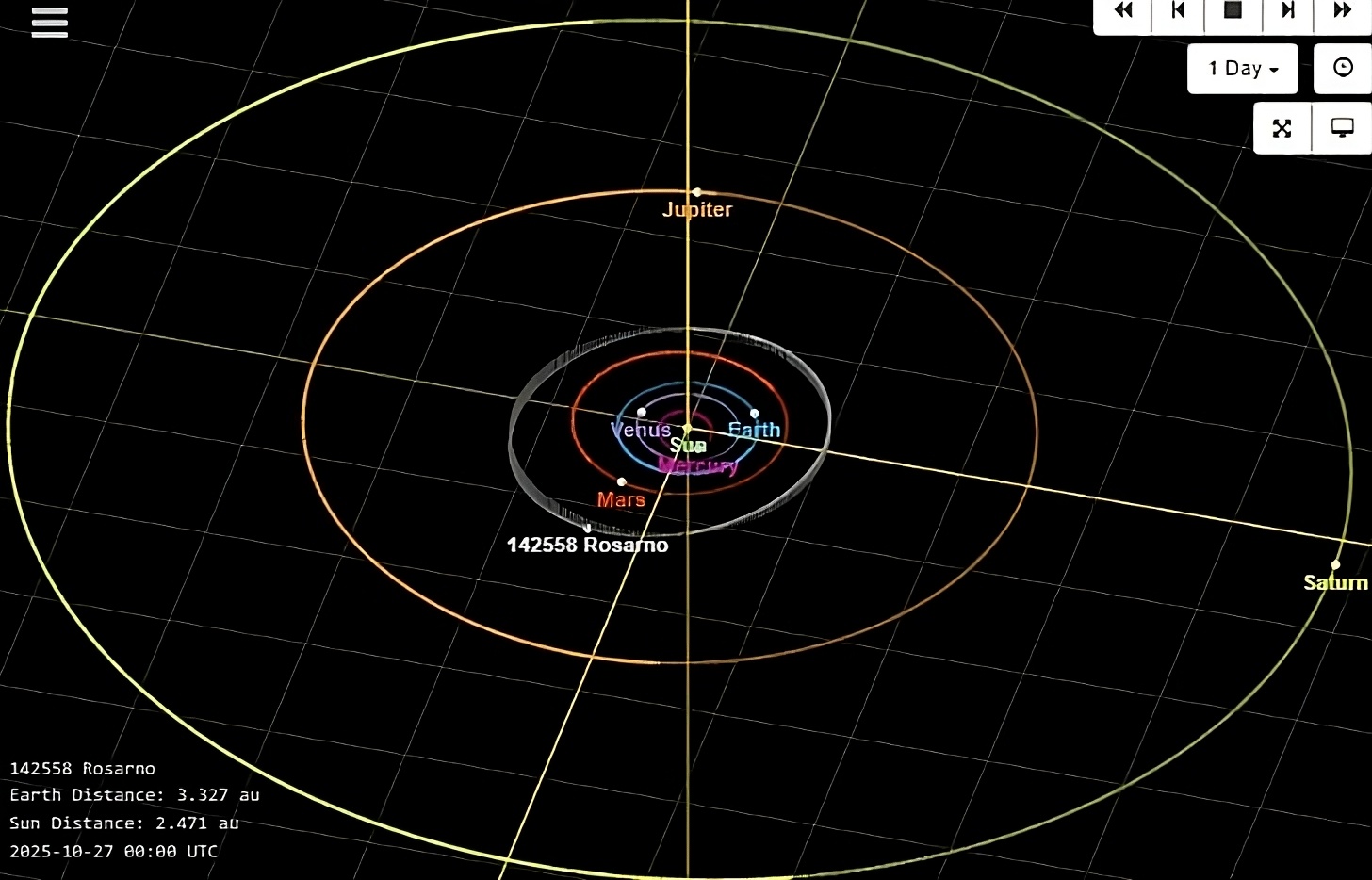 Asteroide Rosarno 1 - Come in un film, Rosarno ora viaggia tra le orbite di Marte e Giove - 7 Asteroide Rosarno 1 - Meraviglie di Calabria - 6