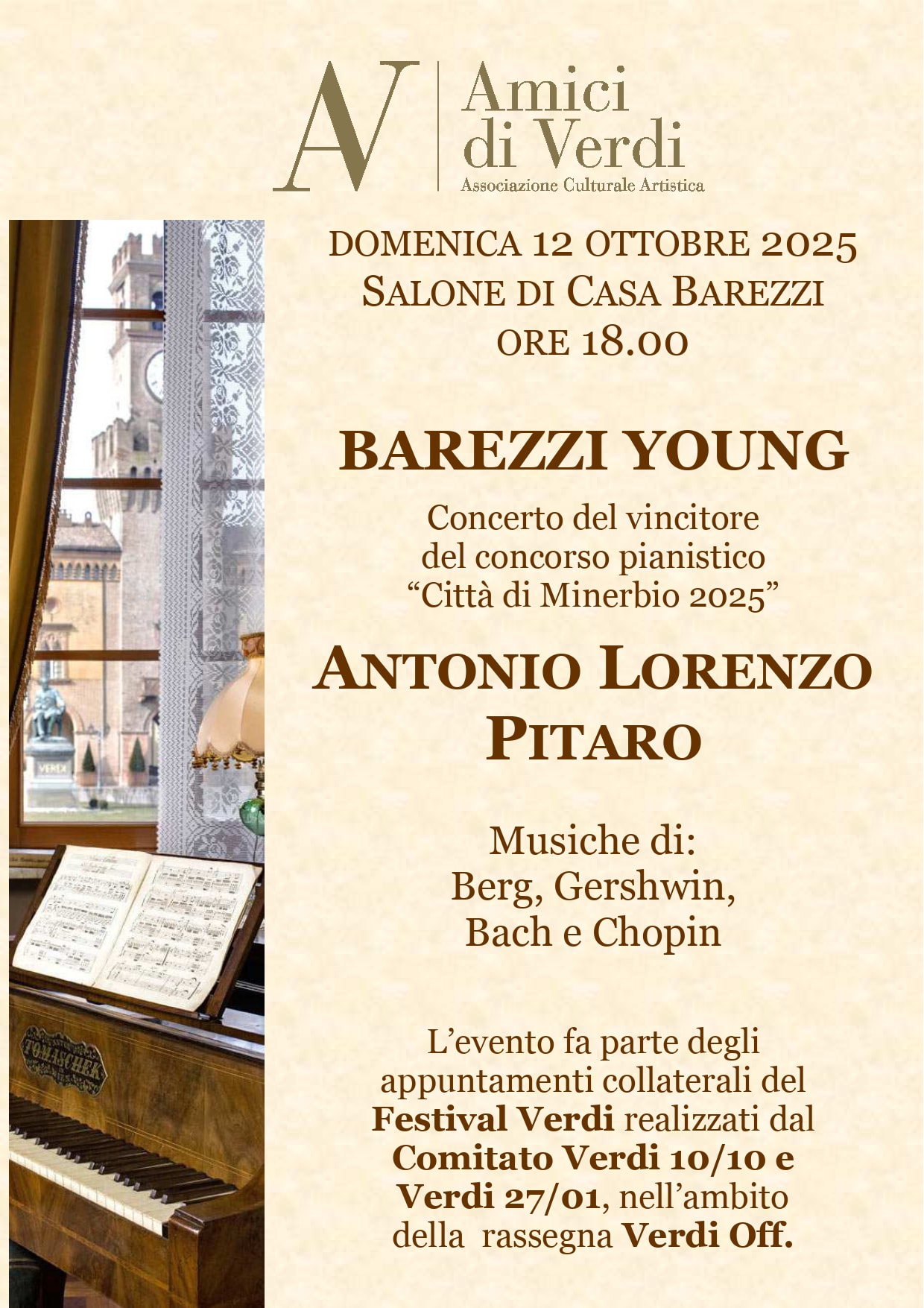 Concerto Barezzi Young locandina - Antonio Pitaro vincitore assoluto al Concorso Pianistico di Minerbio - 7 Concerto Barezzi Young locandina - Meraviglie di Calabria - 6