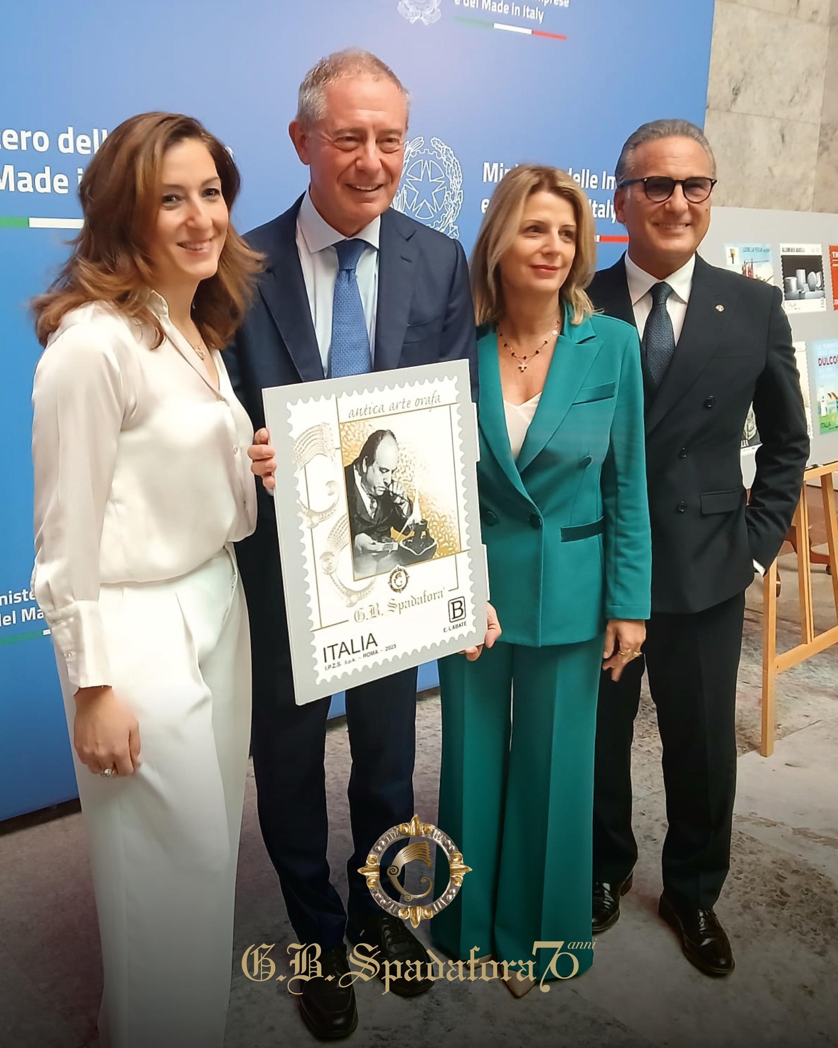 GB spadafora francobollo 1 - Un francobollo celebra l’arte orafa calabrese di G.B. Spadafora - 3 GB spadafora francobollo 1 - Meraviglie di Calabria - 2