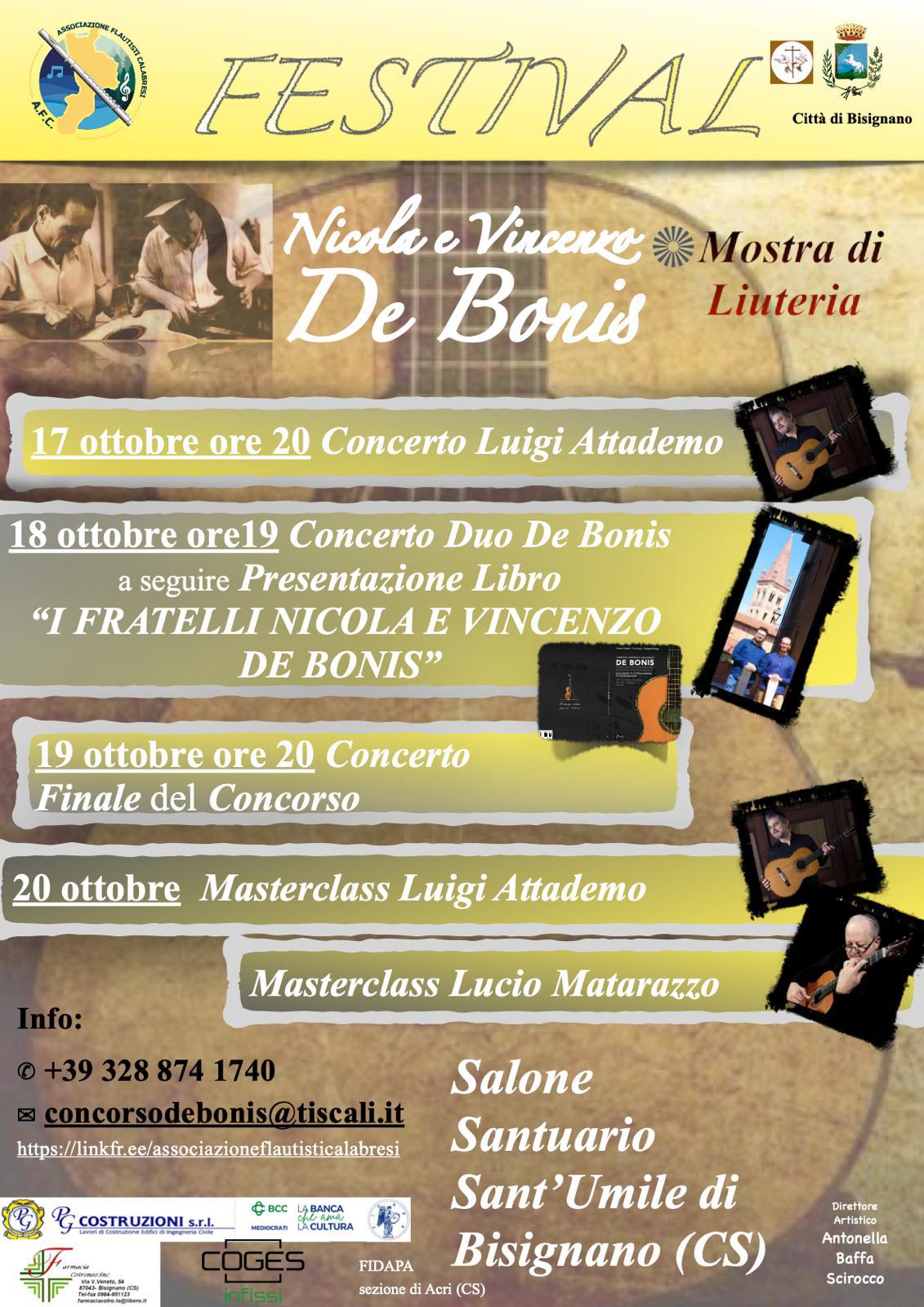 LOCANDINA 2 PROGRAMMA - A Bisignano il Festival e "Concorso Nicola e Vincenzo De Bonis" - 5 LOCANDINA 2 PROGRAMMA - Meraviglie di Calabria - 4