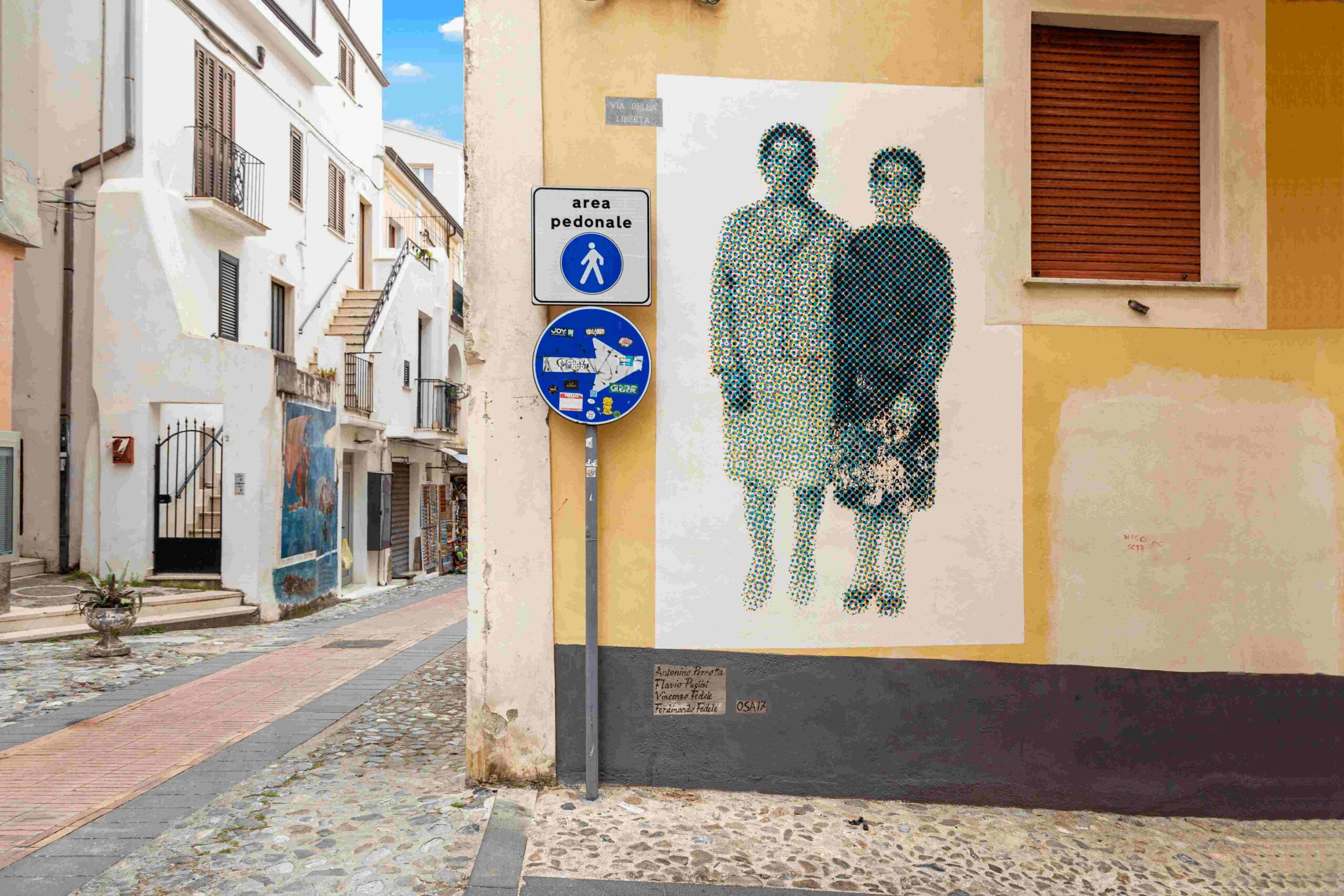 MAUA Diamante Street artist Flavio Puglisi Vins Fedele Antonino Perrotta prof. Ferdinando Fedele AR Cecile Chiron Cavallerio e Maria Trombetta scaled - Meraviglie di Calabria - 2