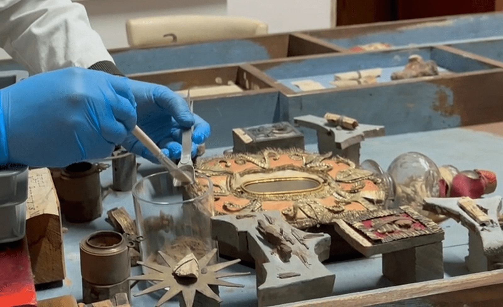 Serra san Bruno reliquiario a tabella durante il restauro Foto Bruno Tripodi 1 - Meraviglie di Calabria - 28