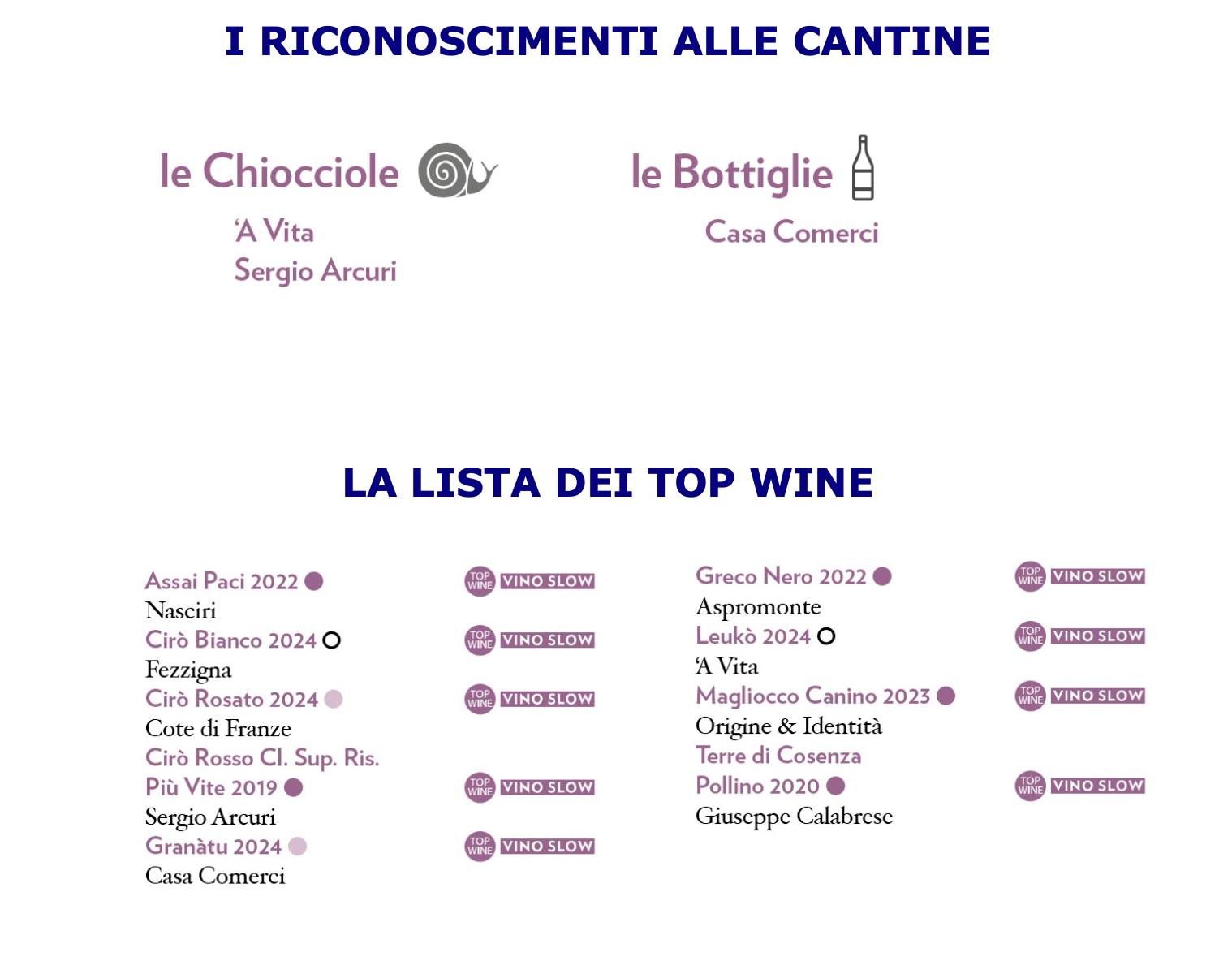 Slow Wine Calabria riconoscimenti - Guida Slow Wine, belle sorprese per produttori e vini calabresi - 9 Slow Wine Calabria riconoscimenti - Meraviglie di Calabria - 8
