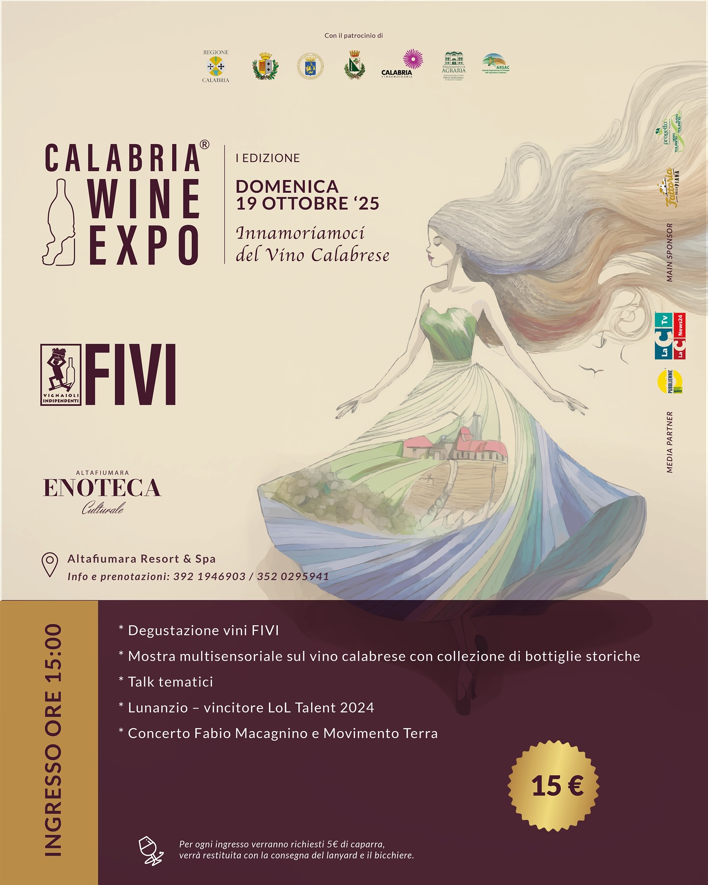 loc Calabria Wine Expo 2025 - Calabria Wine Expo 2025, a Villa il cuore delle cantine indipendenti - 3 loc Calabria Wine Expo 2025 - Meraviglie di Calabria - 2