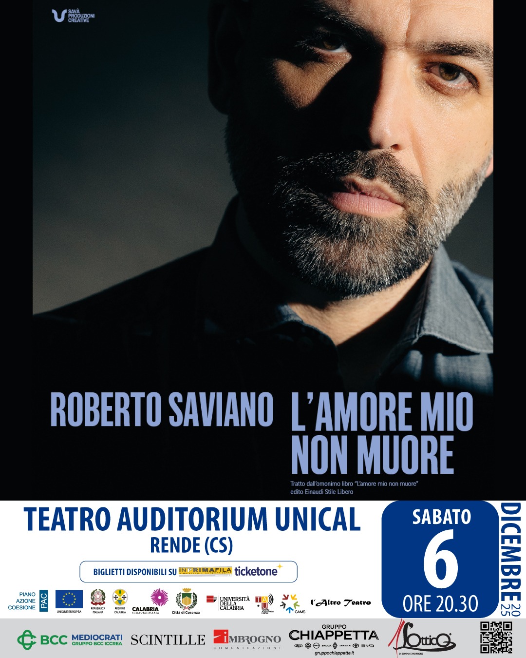 Locandina 6 dicembre saviano - La stagione de L’Altro Teatro debutta con “Vurrìa”, atteso anche Saviano - 7 Locandina 6 dicembre saviano - Meraviglie di Calabria - 6
