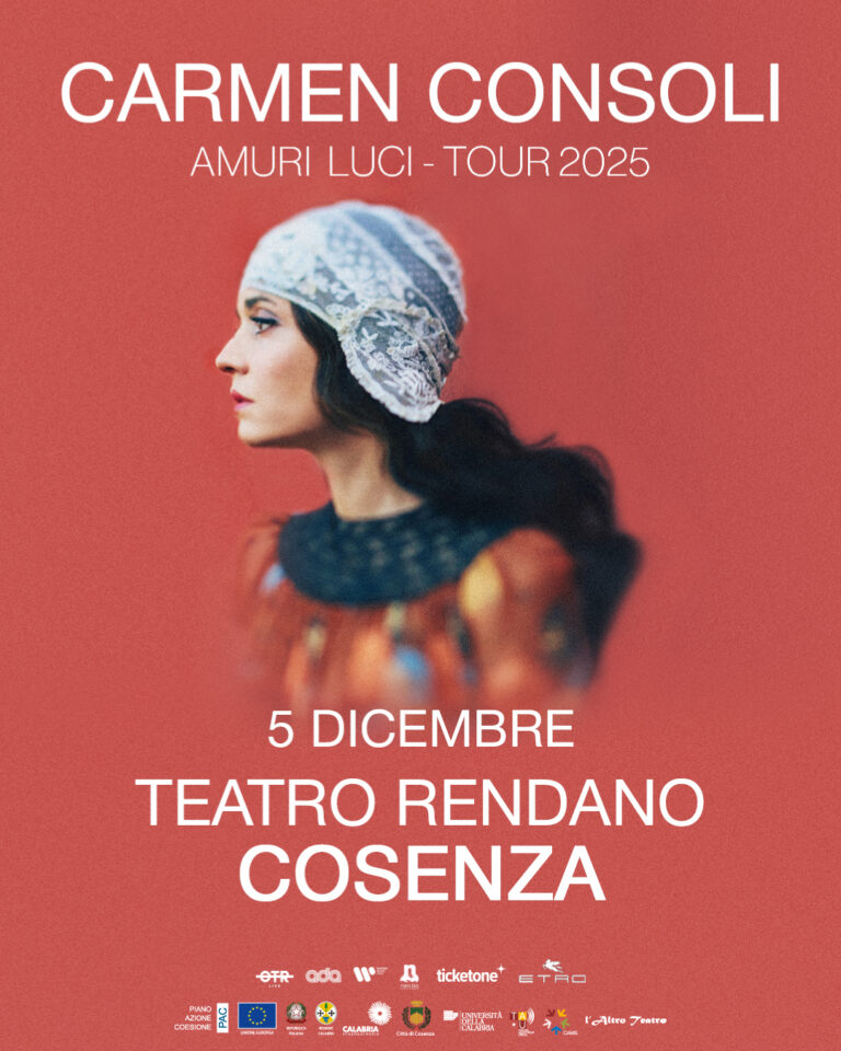 Locandina Carmen Consoli 5 DICEMBRE - Meraviglie di Calabria - 4