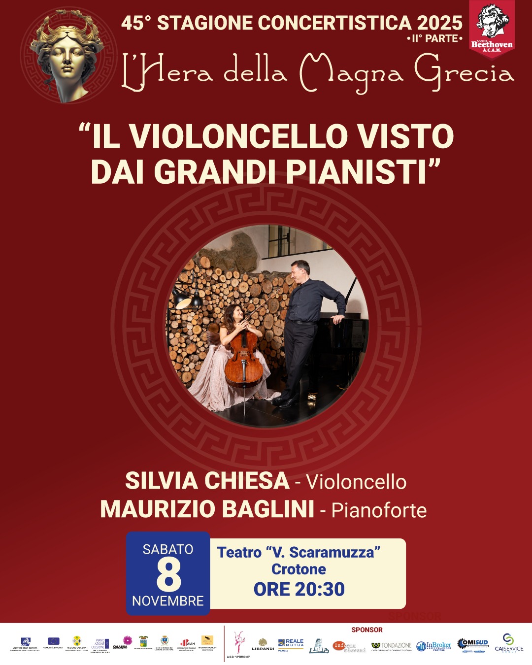 Silivia Chiesa e Maurizio Baglini 8 novembre - Sabina Guzzanti allo Scaramuzza di Crotone con "Liberidì Liberidà" - 7 Silivia Chiesa e Maurizio Baglini 8 novembre - Meraviglie di Calabria - 6