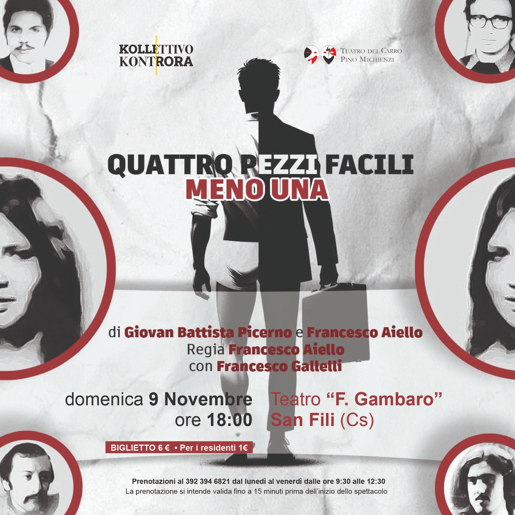 loc. 4 pezzi facili copia - Teatro, "Quattro pezzi facili meno una" al Gambaro di San Fili - 7 loc. 4 pezzi facili copia - Meraviglie di Calabria - 6