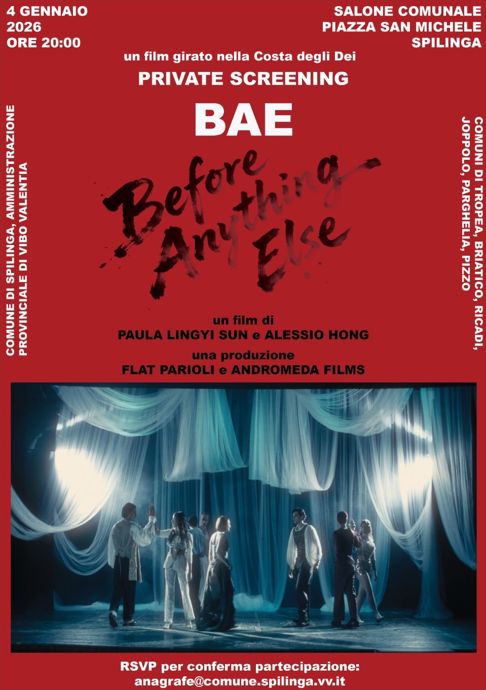 BAE Invito - Bae, prima mondiale a Spilinga per il film girato sulla Costa degli Dei - 3 BAE Invito - Meraviglie di Calabria - 2