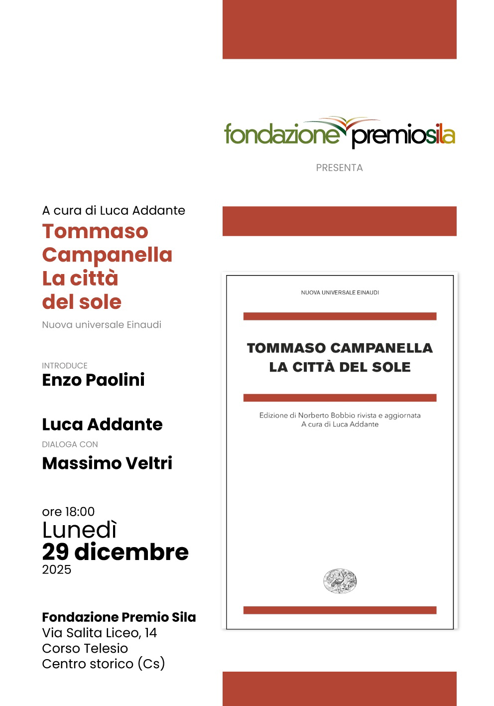 Locandina 29 dicembre - Meraviglie di Calabria - 2