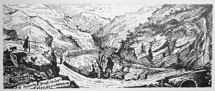 Strada regia delle calabrie H. DE RILLIET Colonna mobile in Calabria nellanno 1852 - Meraviglie di Calabria - 12