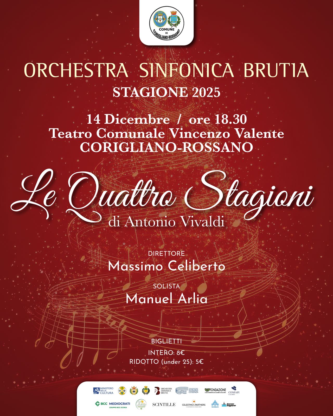 loc Corigliano Rossano 14 dicembre - L'Orchestra Bruzia in concerto con "Le Quattro Stagioni" di Vivaldi - 3 loc Corigliano Rossano 14 dicembre - Meraviglie di Calabria - 2