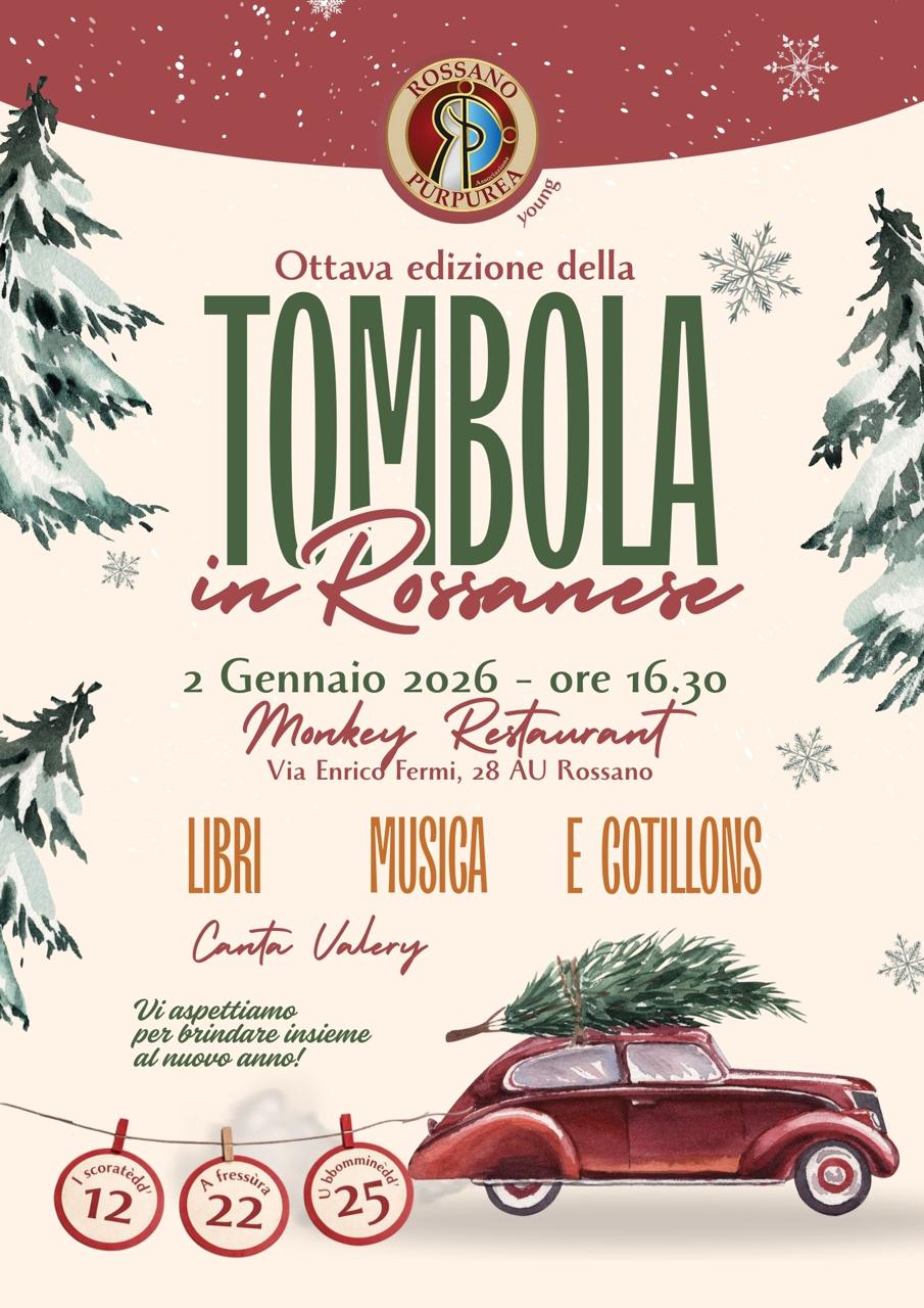 locandina tombola - Meraviglie di Calabria - 2