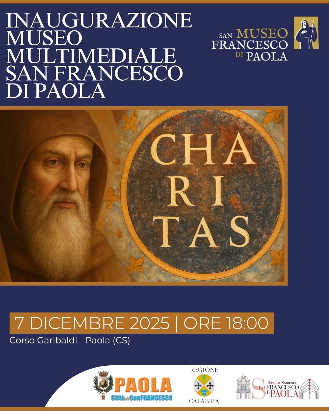 locandina - Apre a Paola il Museo multimediale che racconta San Francesco - 3 locandina - Meraviglie di Calabria - 2