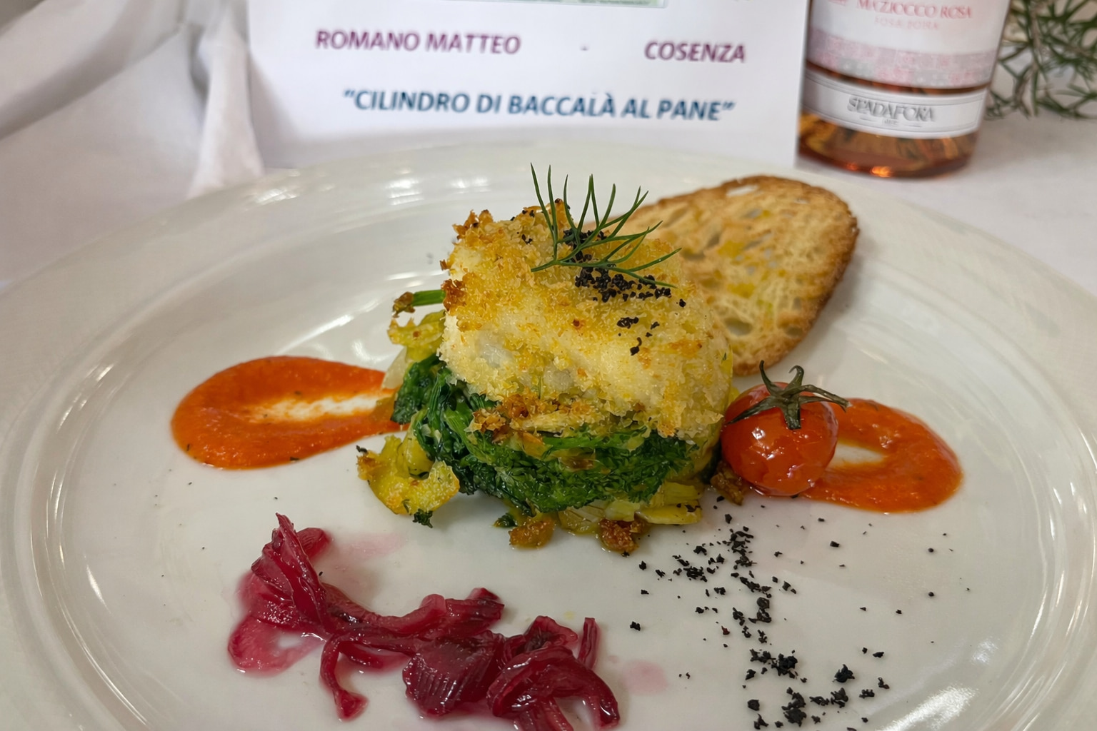 Aiello Calabro Matteo Romano piatto 1 - Meraviglie di Calabria - 2