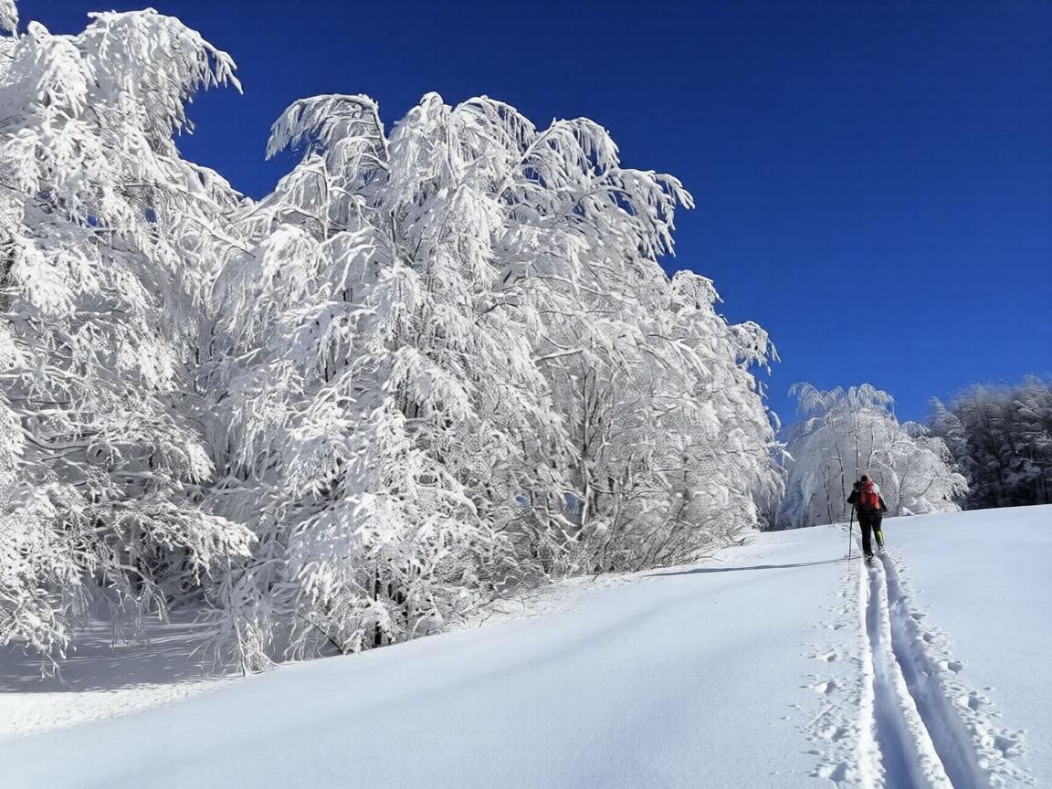 Sole sulla Sila, il weekend sulla neve con le ciaspole o a cavallo