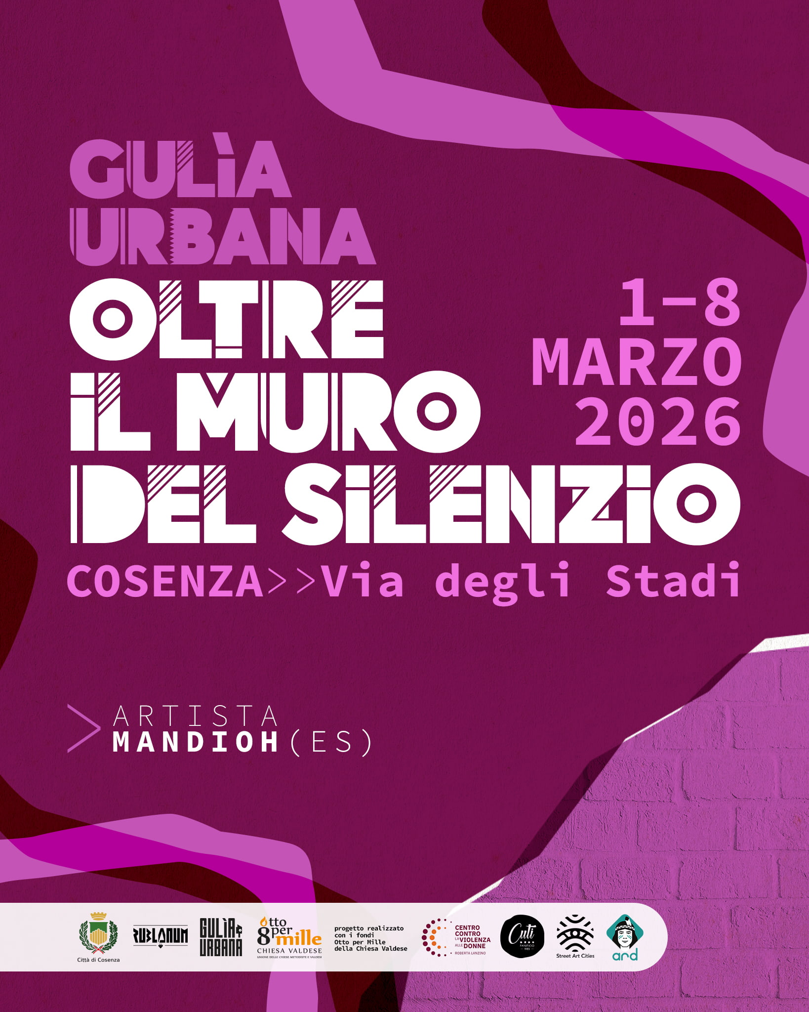 Murales Gulia Urbana oltre il muro del silenzio Cosenza 1 - Meraviglie di Calabria - 4