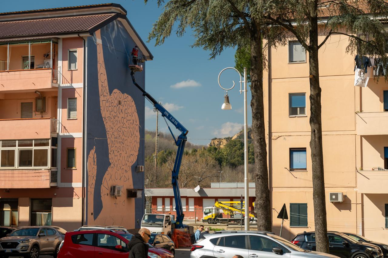 Murales Gulia Urbana oltre il muro del silenzio Cosenza 2 - Meraviglie di Calabria - 2