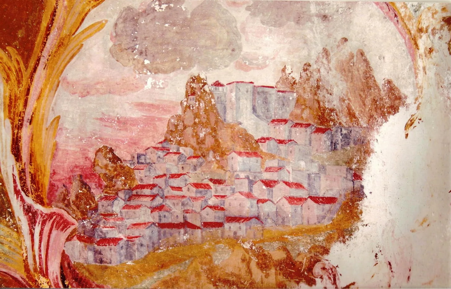 Pentedattilo affresco villa caristo - Meraviglie di Calabria - 2