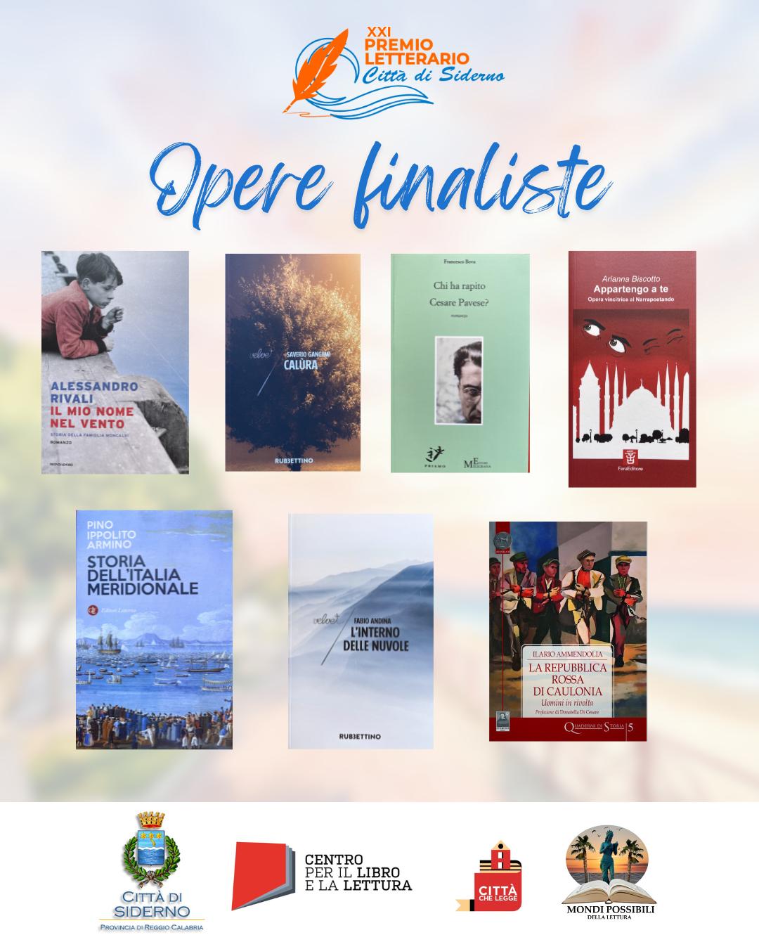 Opere finaliste XXI Premio Letterario Citta di Siderno - Meraviglie di Calabria - 2