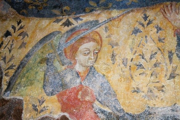 Stilo Cattolica affresco 3 - La Cattolica di Stilo deve riaprire, lanciata una petizione popolare - 19 Stilo Cattolica affresco 3 - Meraviglie di Calabria - 18