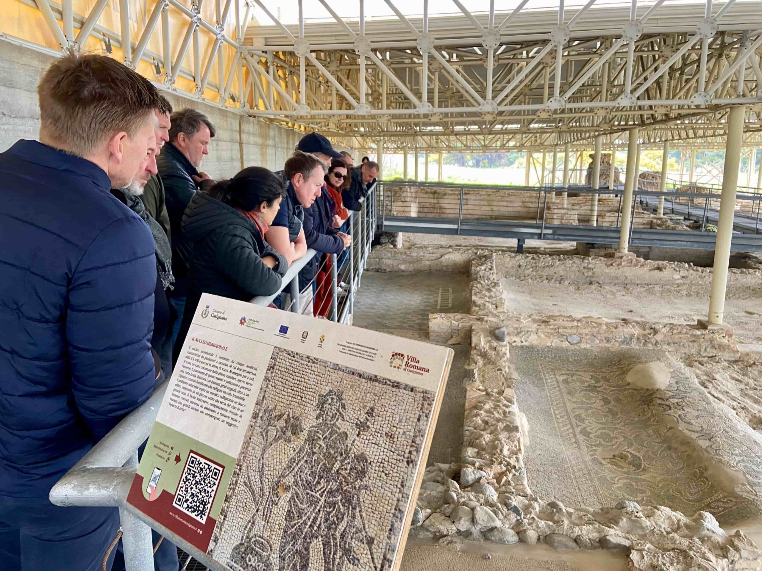 Villa Romana di Casignana Visita dei Buyers del Concours Mondial de Bruxelles 3 scaled - Meraviglie di Calabria - 4