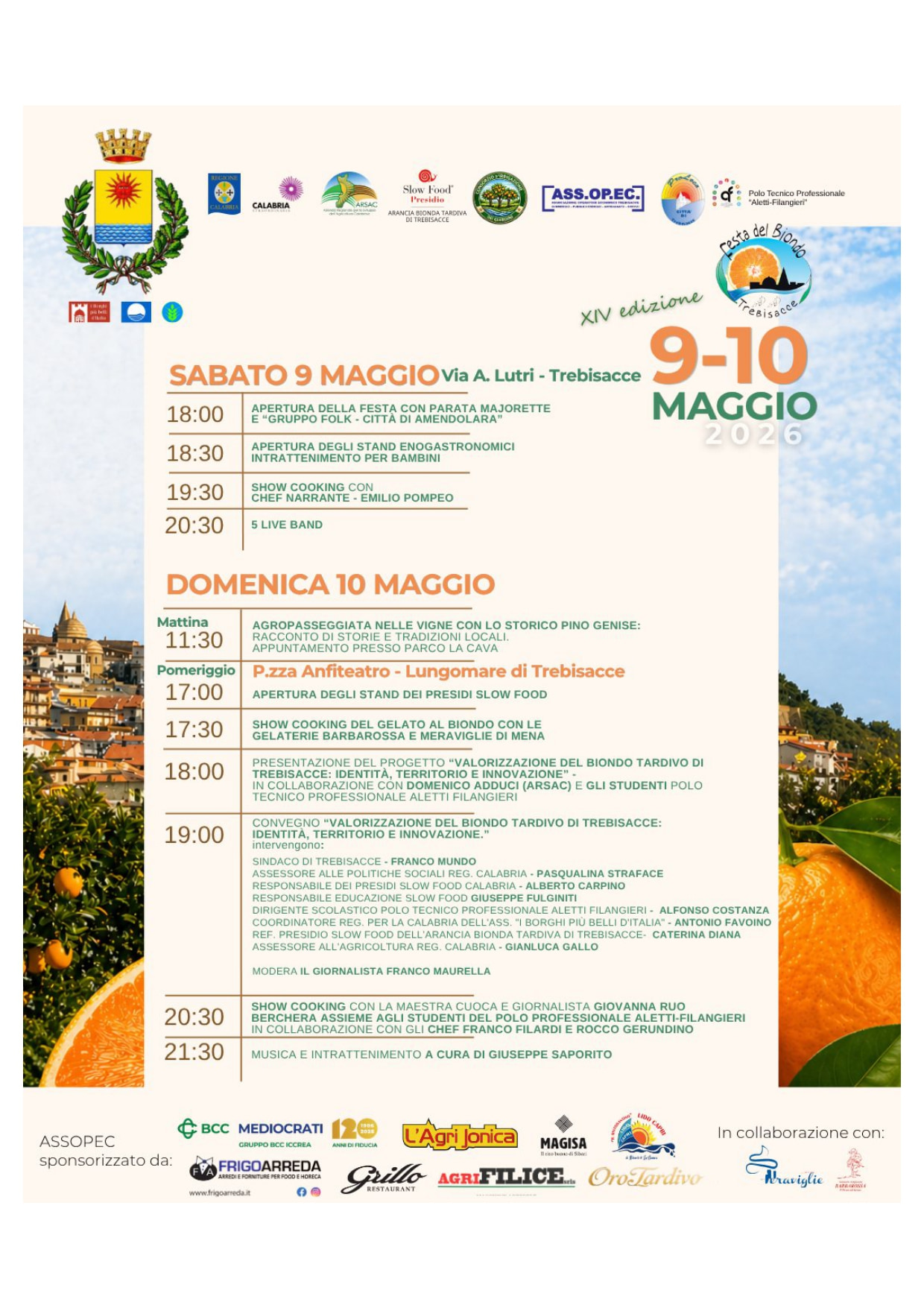 Programma Festa del Biondo 2026 - Meraviglie di Calabria - 8