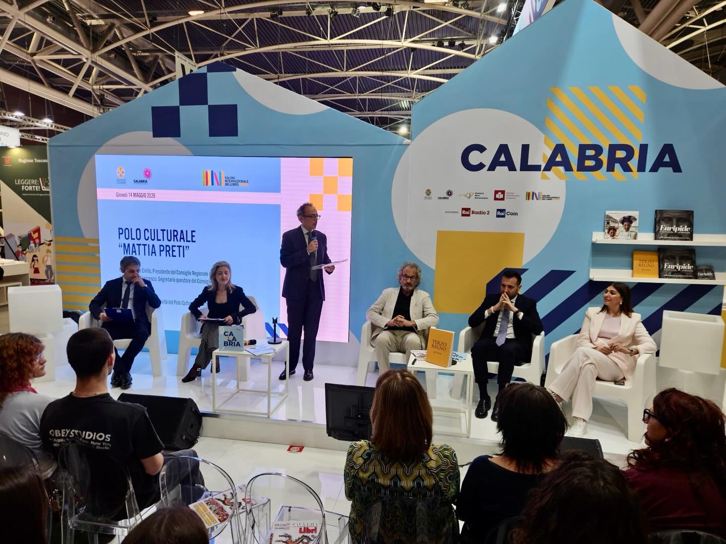 La Regione Calabria inaugura la partecipazione al Salone Internazionale del Libro di Torino