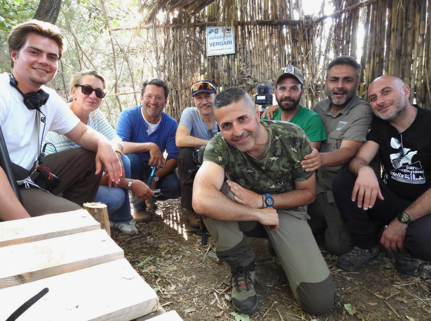Cicogna nera Sila troupe della tv tedesca SWR – Sudwestrundfunk - La Cicogna nera della Riserva del Vergari ripresa dalla TV tedesca - 9 Cicogna nera Sila troupe della tv tedesca SWR – Sudwestrundfunk - Meraviglie di Calabria - 8