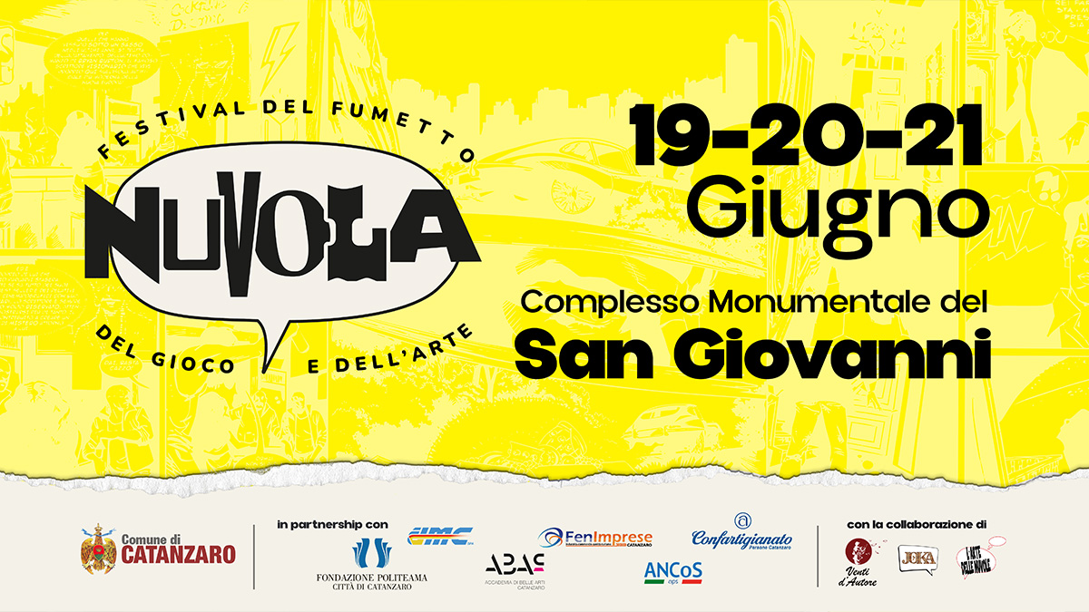 Nuvola 2026 date web.jpg - La "nona arte" di Nuvola Comics al Complesso del San Giovanni - 11 Nuvola 2026 date web.jpg - Meraviglie di Calabria - 10