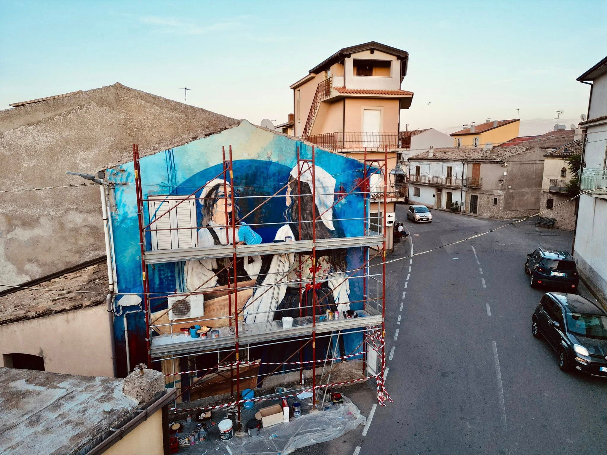 Pallagorio murales 14 - I murales arbëreshë di Pallagorio, ponte culturale tra Arbëria e Balcani - 5 Pallagorio murales 14 - Meraviglie di Calabria - 4