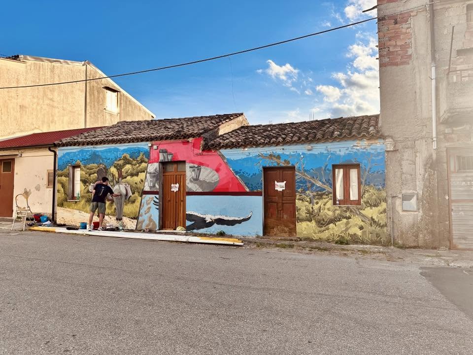 Pallagorio murales 5 - I murales arbëreshë di Pallagorio, ponte culturale tra Arbëria e Balcani - 37 Pallagorio murales 5 - Meraviglie di Calabria - 36