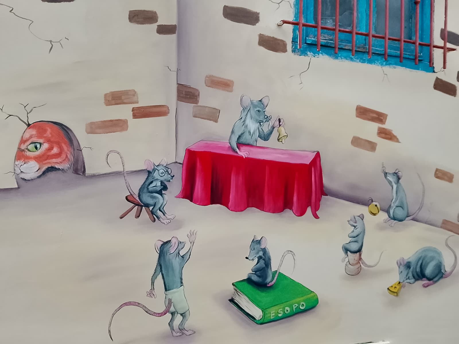 Fabrizia Murales Esopo Matteo Lupia 13 - Storie di animali parlanti, le favole di Esopo nei murales di Fabrizia - 19 Fabrizia Murales Esopo Matteo Lupia 13 - Meraviglie di Calabria - 18