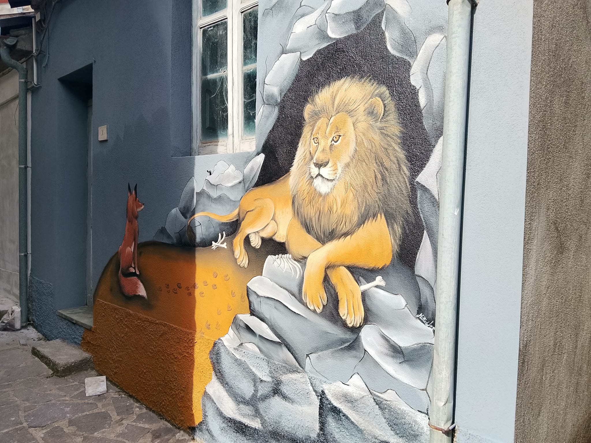 Fabrizia Murales Esopo Matteo Lupia 15 - Storie di animali parlanti, le favole di Esopo nei murales di Fabrizia - 25 Fabrizia Murales Esopo Matteo Lupia 15 - Meraviglie di Calabria - 24