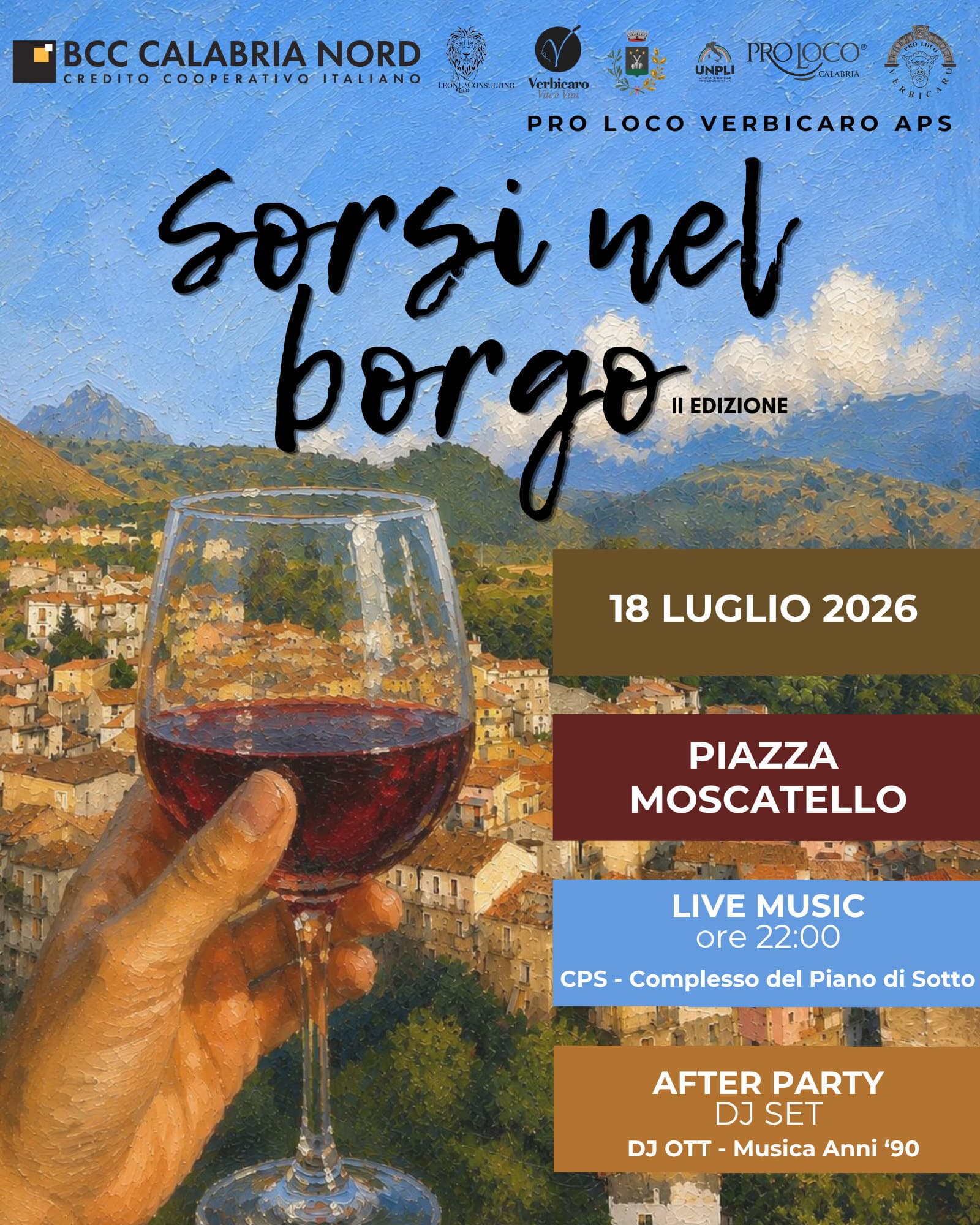Loc SORSI NEL BORGO LUGLIO - Suoni, profumi e convivialità a Verbicaro in "Sorsi nel Borgo" - 3 Loc SORSI NEL BORGO LUGLIO - Meraviglie di Calabria - 2