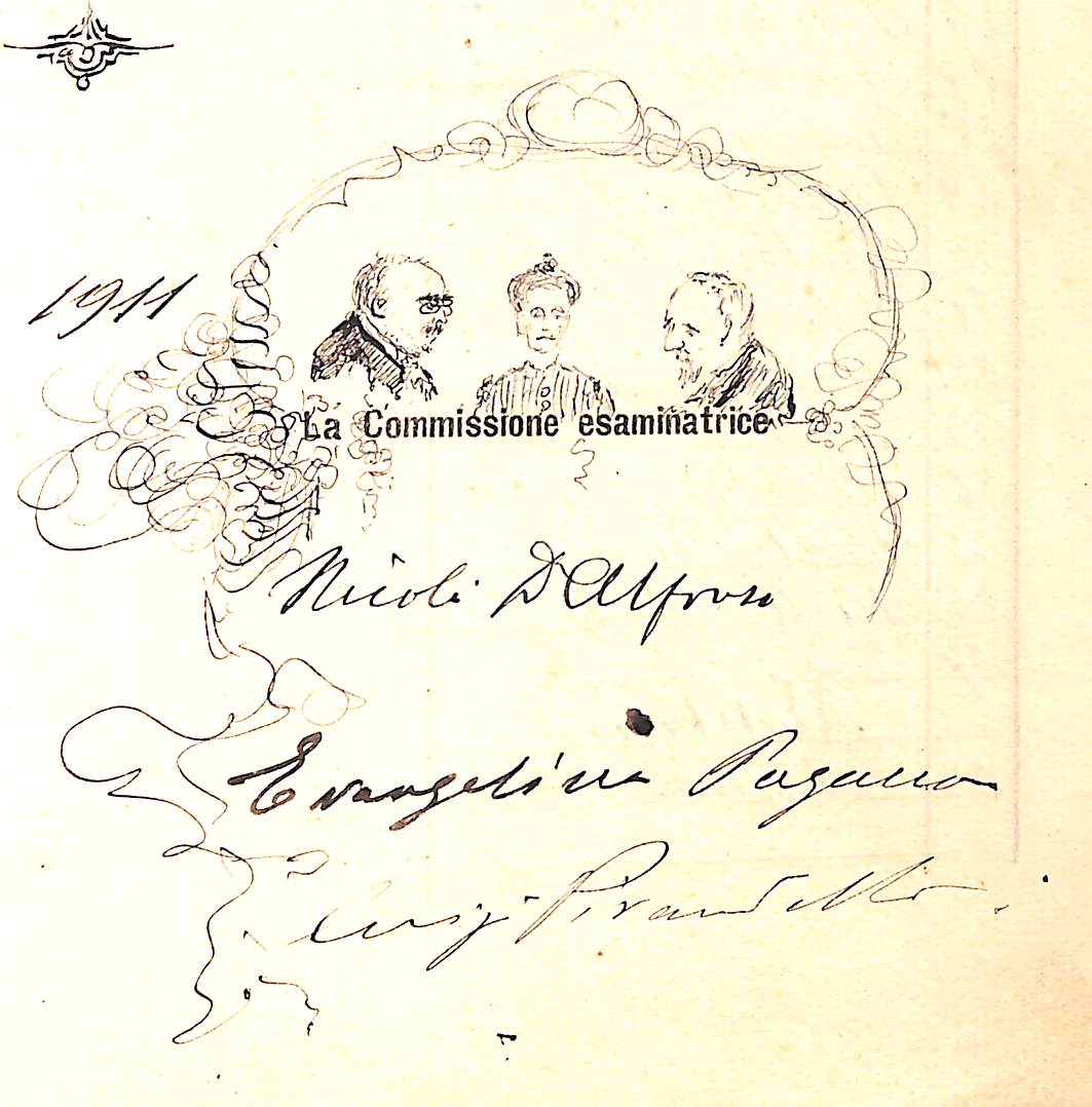 Luigi Pirandello Fig. 2. giugno 1911 - I disegni inediti di Luigi Pirandello al Castello di Santa Severina - 7 Luigi Pirandello Fig. 2. giugno 1911 - Meraviglie di Calabria - 6