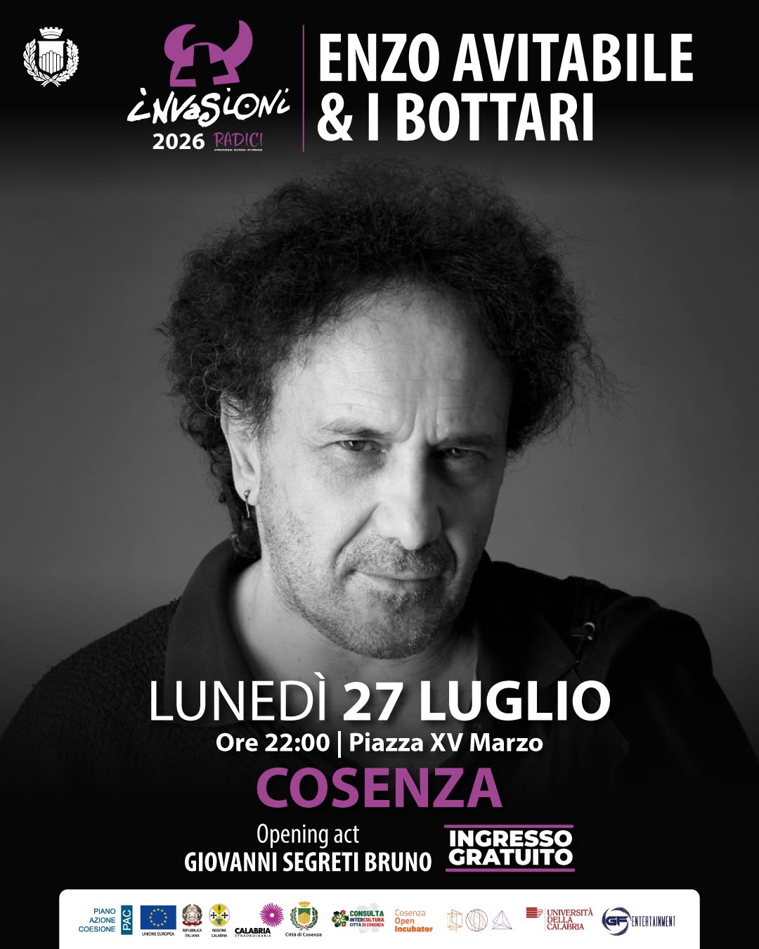 loc enzo avitabile - Invasioni, a Cosenza Giuliano Palma super. Lunedì tocca a Enzo Avitabile - 11 loc enzo avitabile - Meraviglie di Calabria - 10
