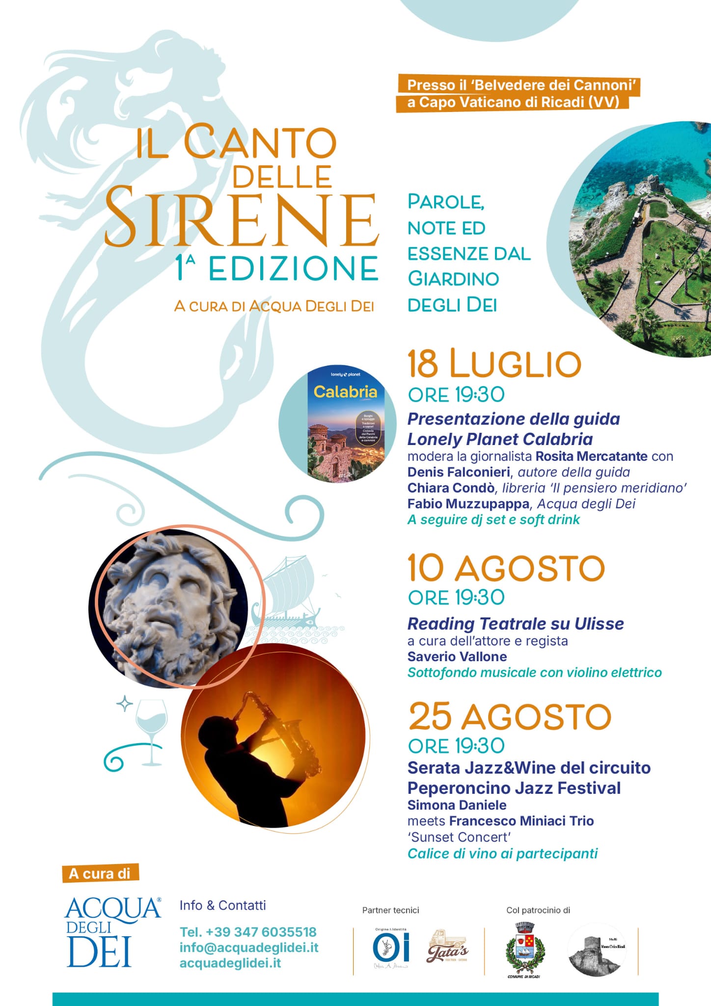 locandina Il Canto delle Sirene 2026 - Il Canto delle Sirene: letteratura, mito e suoni nel Giardino degli Dei - 11 locandina Il Canto delle Sirene 2026 - Meraviglie di Calabria - 10