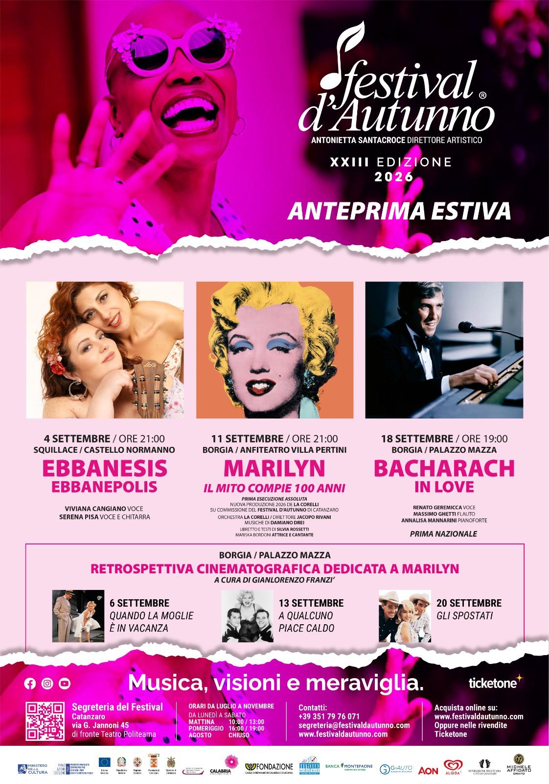 Locandina festival autunno - Meraviglie di Calabria - 2