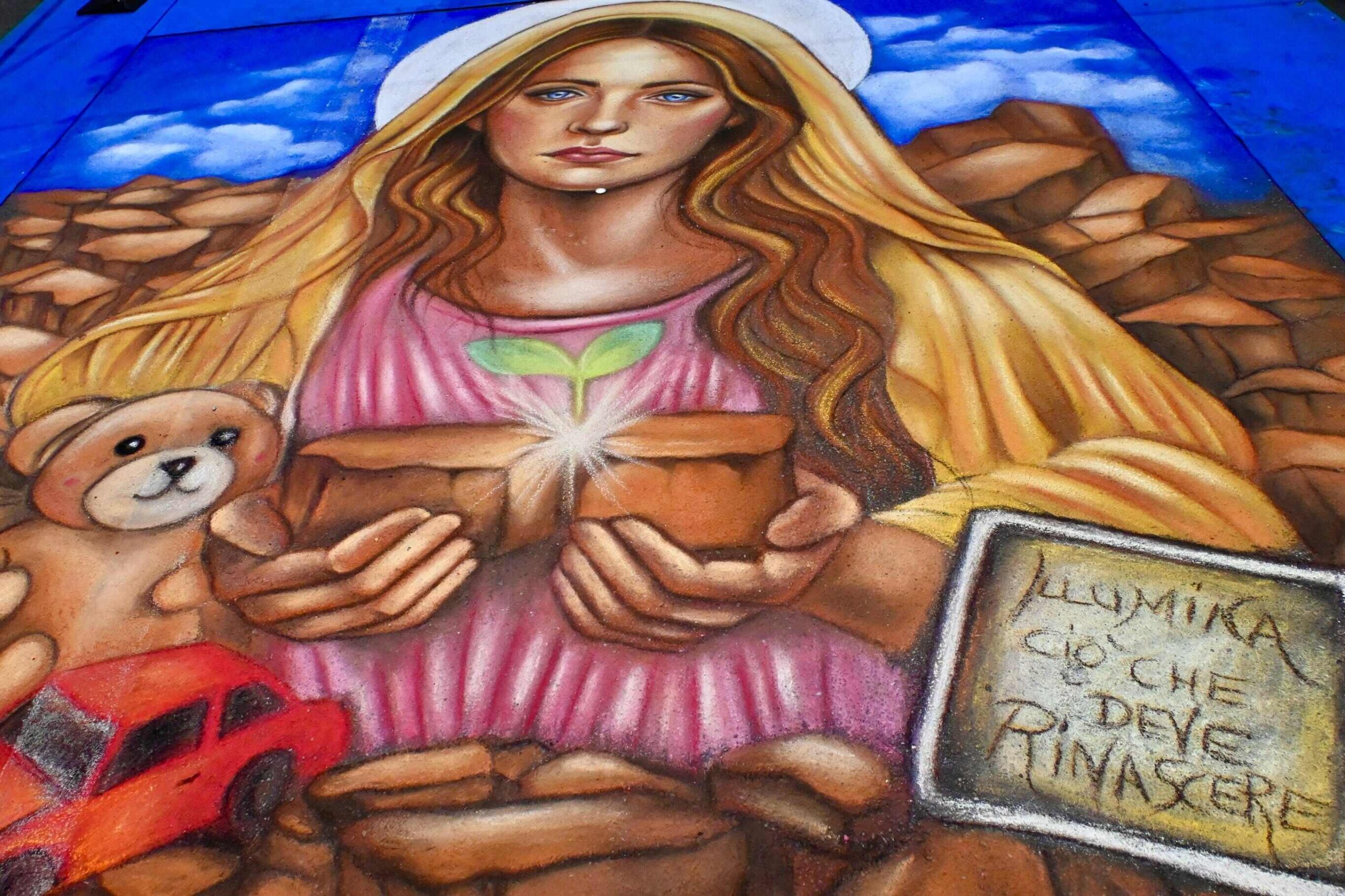 Taurianova madonnari Ph Giovanni Panza 17 scaled - Madonnari a Taurianova, vince Andrea Grespi con San Martino - 3 Taurianova madonnari Ph Giovanni Panza 17 scaled - Meraviglie di Calabria - 2
