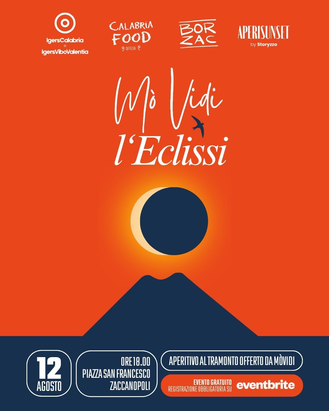 loc Mo Vidi Zaccanopoli lEclisse Locandina - Tramonti speciali, da Zaccanopoli vista sul sole che cala in eclissi - 5 loc Mo Vidi Zaccanopoli lEclisse Locandina - Meraviglie di Calabria - 4