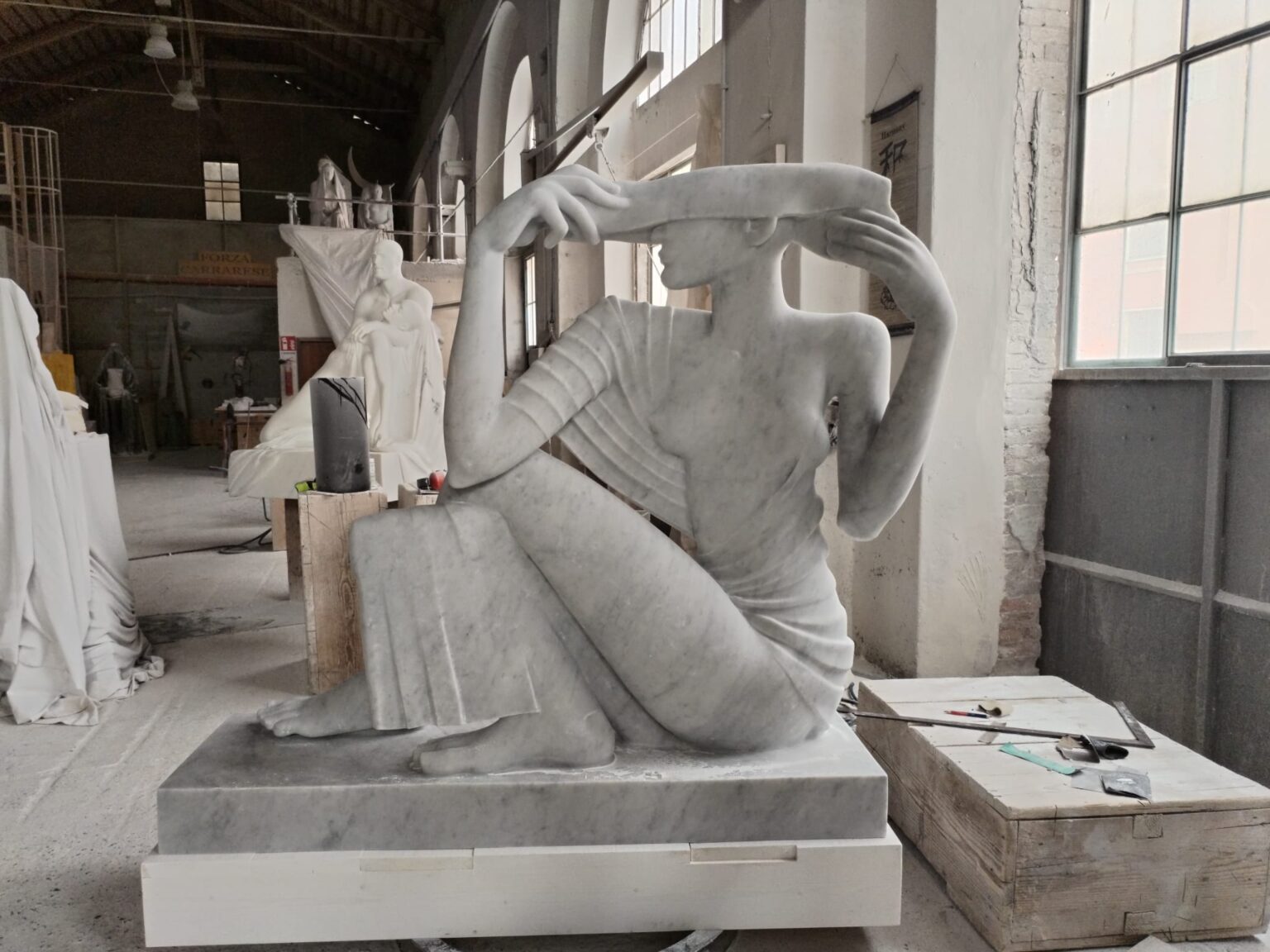 Brancaleone vighen nefertiti - Mega Galmata, a Brancaleone le grandi sculture di 7 artisti dal mondo - 7 Brancaleone vighen nefertiti - Meraviglie di Calabria - 6