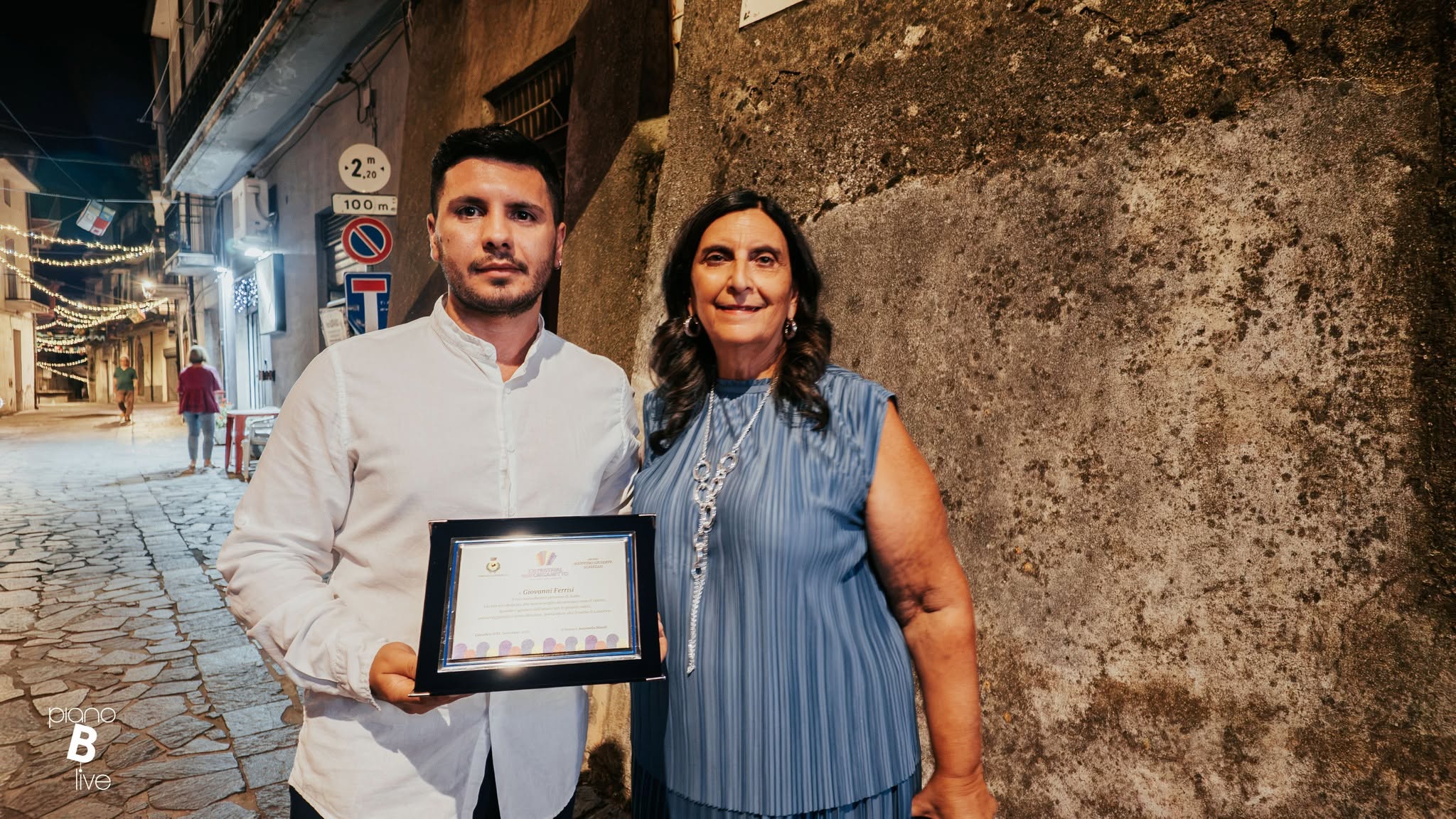 Lattarico XXI Festival dellOrganetto 2026 Antonella Blandi e il premiato Giovanni Ferrisi - Meraviglie di Calabria - 30
